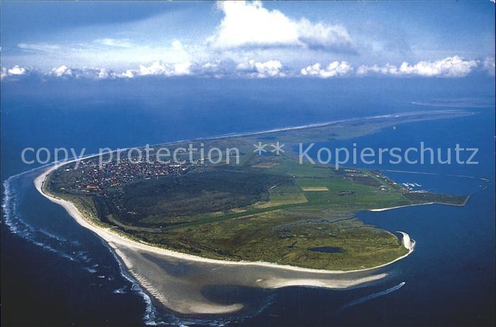 Langeoog Nordseebad Fliegeraufnahme Nordseeinsel