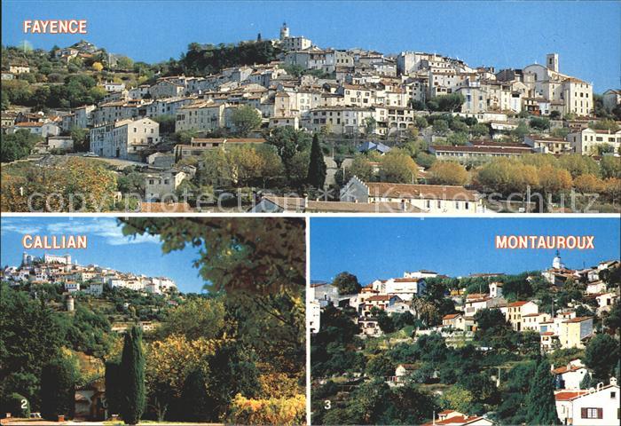 Fayence Callian et Montauroux vue generale