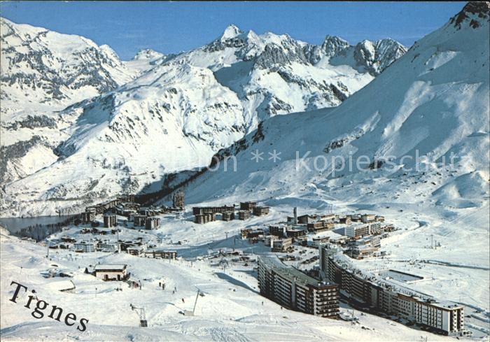 Tignes Vue du Palafour et la Tsanteleina Hotel