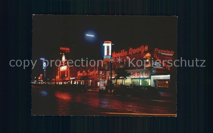 HAMBURG  CITY St Pauli Reeperbahn