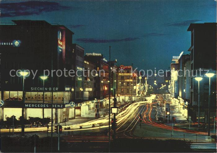 MANNHEIM BW Planken bei Nacht