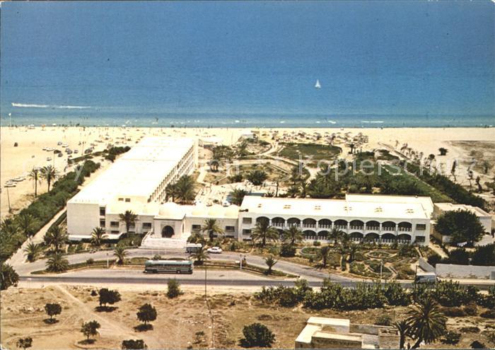 SOUSSE  Tunesie Hotel Le Marabout Plage vue aerienne
