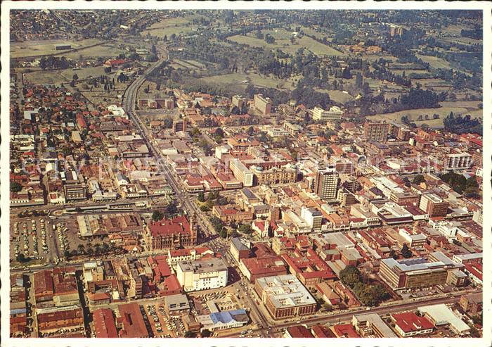 Pietermaritzburg Alexandra and Commercial Roads City Hall aerial view