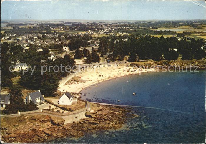 Port-Navalo La plage vue aerienne