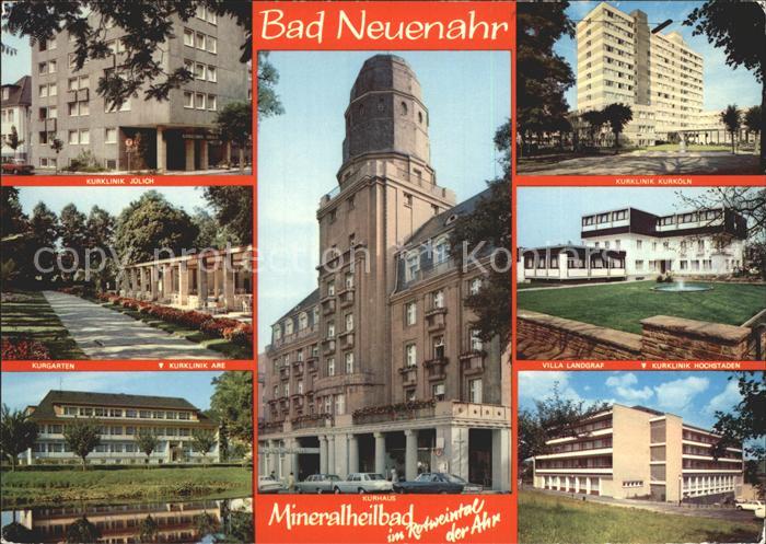 Bad Neuenahr-Ahrweiler Kurklinik Kurgarten Villa Landgraf Kurhaus Mineralbad
