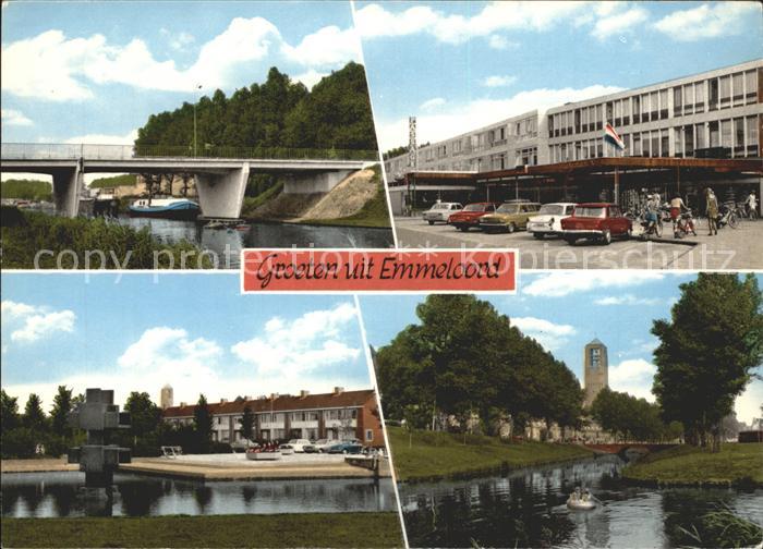 Emmeloord Teilansichten Bruecke Kirchturm