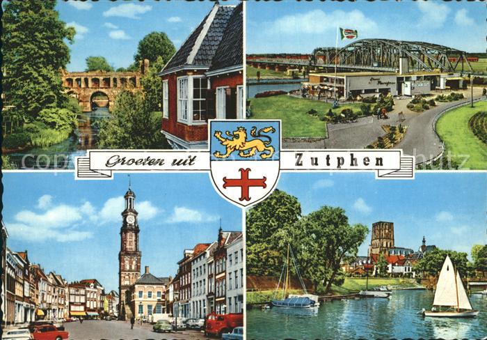 Zutphen Bruecke Turm Segelboot