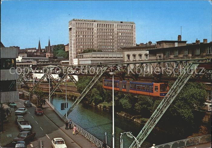 Elberfeld Wuppertal Glanzstoff Hochhaus Schwebebahn