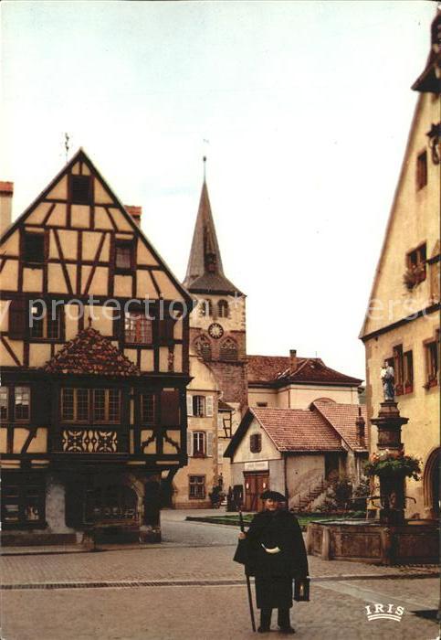 Turckheim Haut Rhin Le veilleur de nuit Tradition du Moyen age