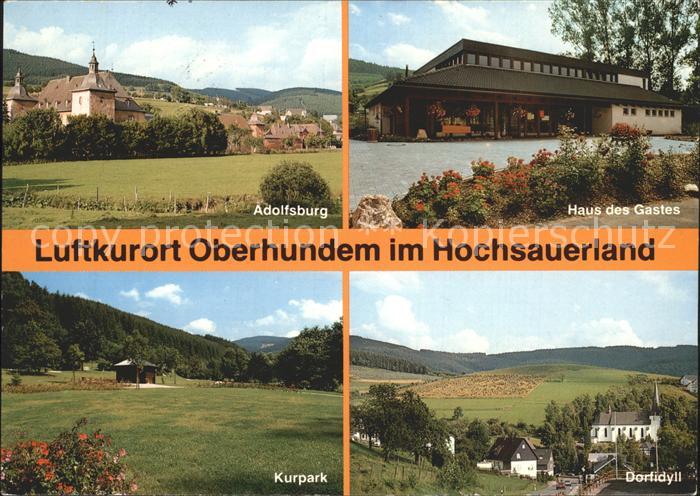 Oberhundem Adolfsburg Haus des Gastes Dorfidyll Kurpark Luftkurort