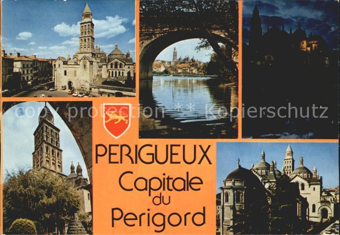 Perigueux Cathedrale Saint Front Pont sur L Isle