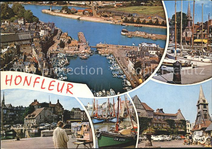 Honfleur Vieux Bassin Port Place Sainte Catherine