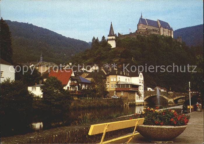 Vianden Vue pittoresque avec chateau