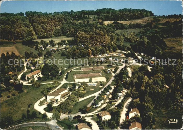 Sarlat-la-Caneda Camp de Tourisme vue aerienne
