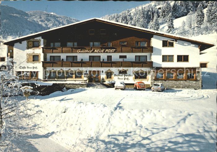 Hippach Gasthof Hotel Neue Post Zillertal Winterpanorama