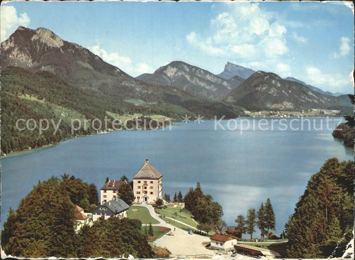 Fuschl See Salzkammergut Panorama mit Schober und Schafberg