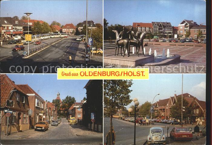 Oldenburg Holstein Teilansichten Bronzeskulptur