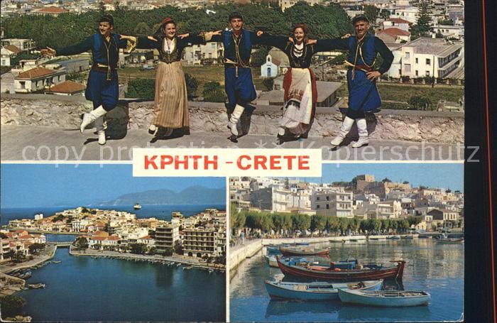 Crete Kreta Hafen Trachten