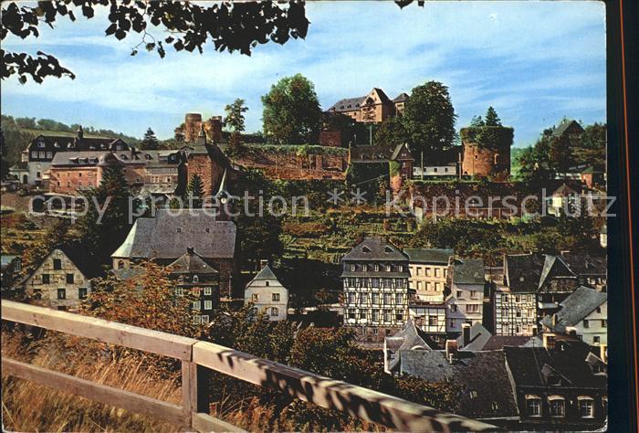 Monschau Montjoie NRW Altstadt mit Burg