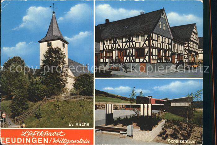 Feudingen Evangelische Kirche Fachwerkhaus Schulzentrum Luftkurort