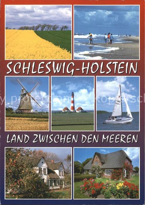 Kappeln Schlei Schoenheiten Schleswig Holsteins Rapsfelder Windmuehle Leuchtturm
