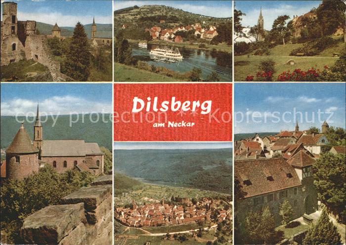 Dilsberg Burg Turm Fest Neckar Ausflugsdampfer