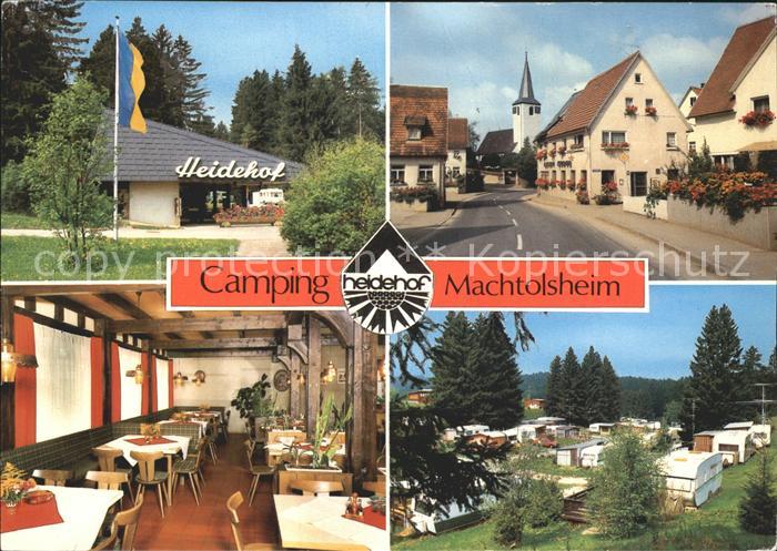 Machtolsheim Camping Heidehof Restaurant Hauptstrasse Kirche