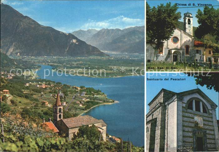 Gera Lario Panorama Chiesa di San Vincenze Santuario del Pescatori