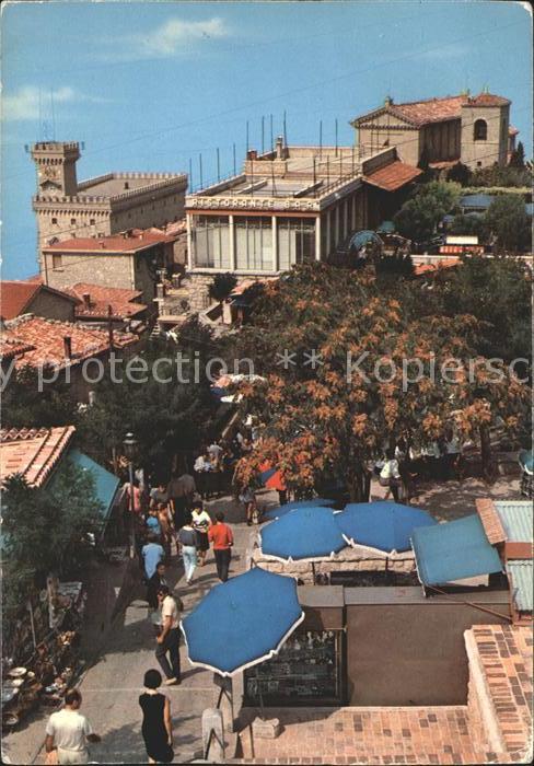 San Marino San Marino Panorama Dorfpartie