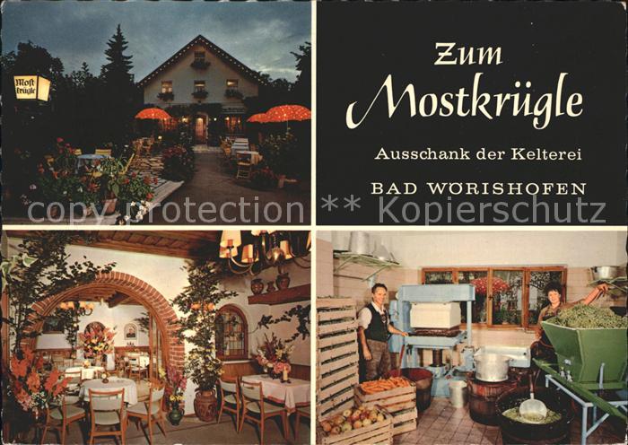 Bad Woerishofen Zum Mostkruegle Restaurant Ausschank Kelterei