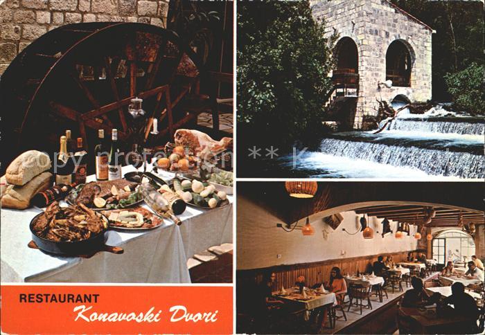 Cavtat Dalmatien Konavoski Dvori Restaurant