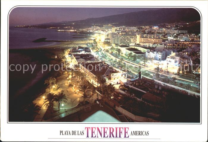 Tenerife Playa de las Americas vista nocturna