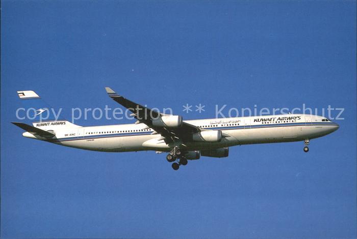 Flugzeuge Zivil Kuwait Airways Airbus 340-313 9K-ANC c/n 101