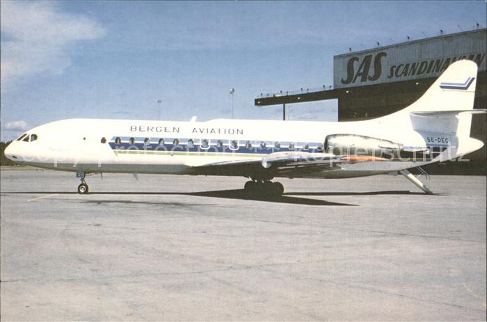 Flugzeuge Zivil Bergen Aviation Caravelle 10R SE-DEC