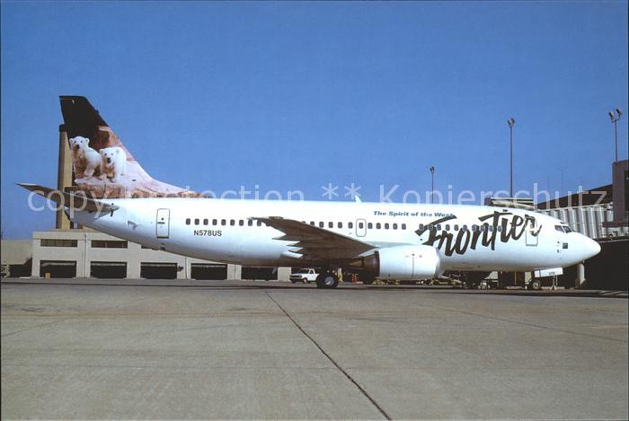Flugzeuge Zivil Frontier Polar Bears Boeing 737-300 N578US c/n 23257/1124