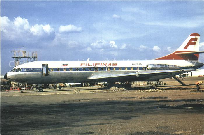Flugzeuge Zivil Filipinas Caravelle 6R PI-C969 C/N 103