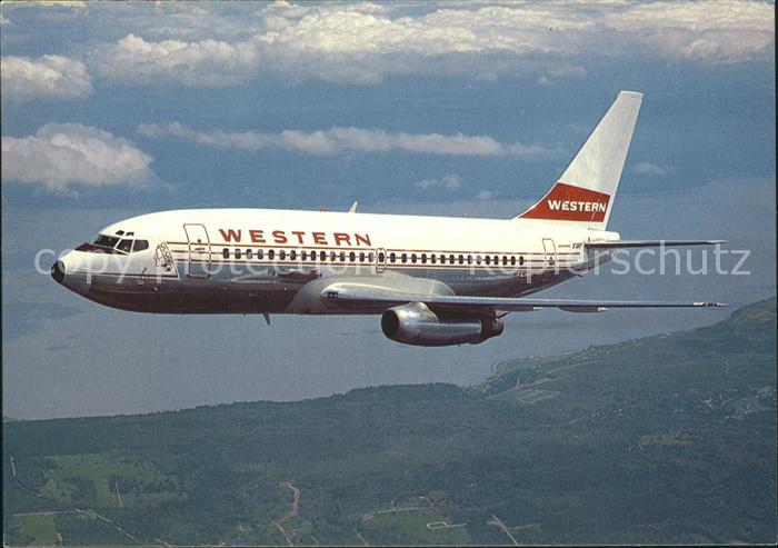 Flugzeuge Zivil Western Airlines Boeing 737-247 N4501W c/n 19598