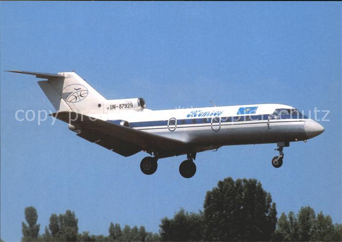 Flugzeuge Zivil Zhetysu Yakovlev 40 UN-87929 cn 9742055