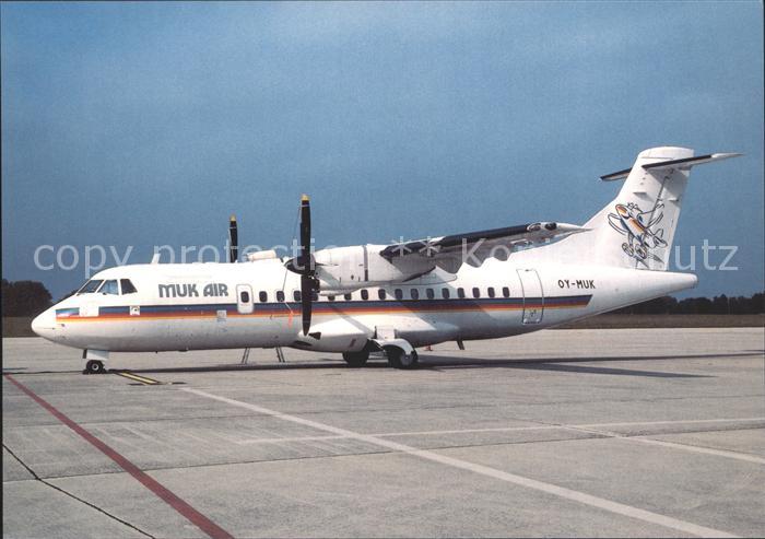 Flugzeuge Zivil Muk Air Aerospatiale Alenia ATR42-300 OY-MUK cn 176