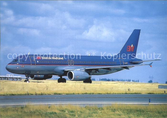 Flugzeuge Zivil Briitsh Midland A320-232 G-MIDY c/n 101