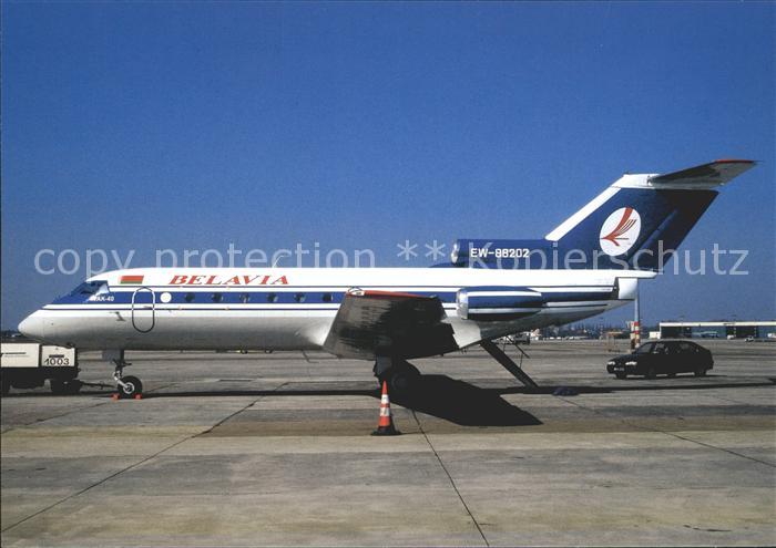 Flugzeuge Zivil Belavia Yak-40 EW-88202 c/n 9630449