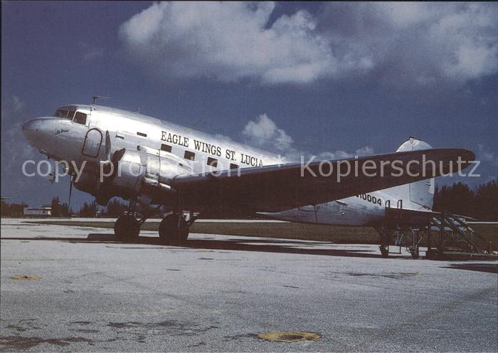 Flugzeuge Zivil Eagle Wings St. Lucia McDDouglas DC-3 N10004