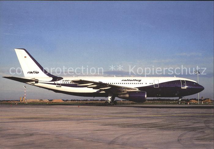 Flugzeuge Zivil Ratioflug Airbus A300B2-101 D-ARAT c/n 102