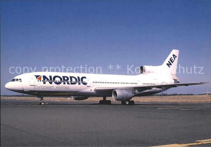 Flugzeuge Zivil NEA Nordic European Airlines Lockheed L-1011-50 SE-DPX c/n 1091