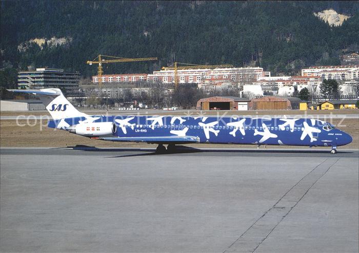 Flugzeuge Zivil Scandinavian SAS McDonnell Douglas MD-82 LN-RMD