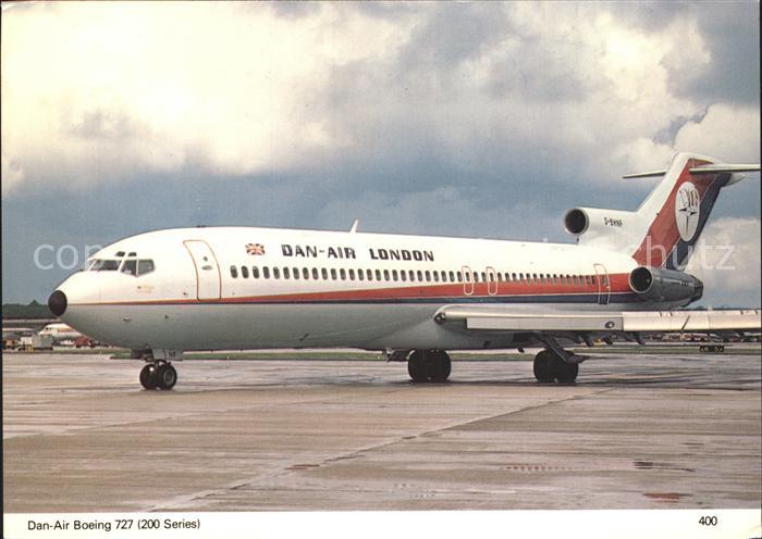 Flugzeuge Zivil Dan-Air Boeing 727 200 Series