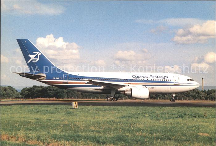 Flugzeuge Zivil Cyprus Airways A310-203 5B-DAQ C/N 300
