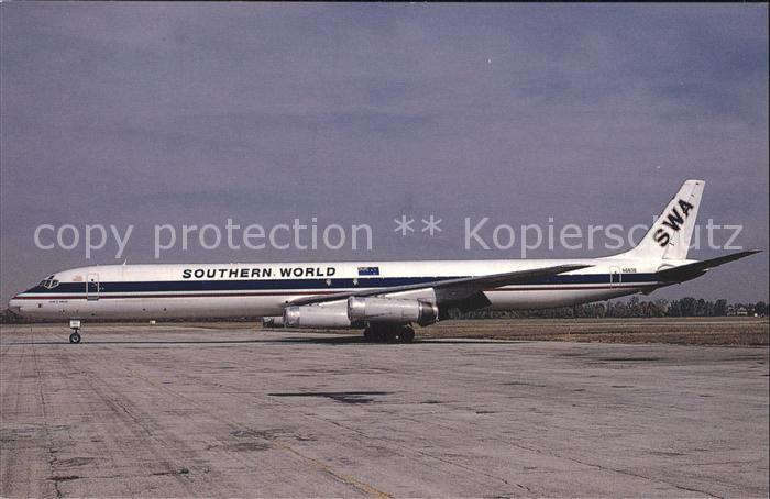 Flugzeuge Zivil Southern World McDDouglas DC-8-63F c/n 45999 N863E