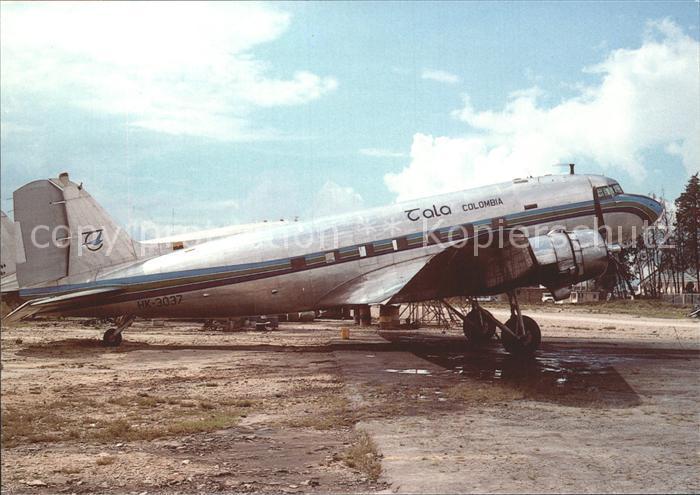 Flugzeuge Zivil Tala Colombia McDDouglas DC-3C HK-3037 c/n 20548