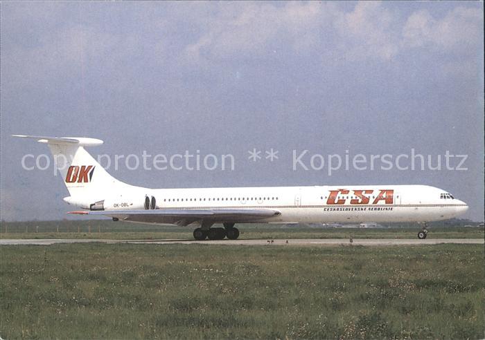 Flugzeuge Zivil CSA Czechoslovak Airlines Ilyushin IL-62M OK-OBL
